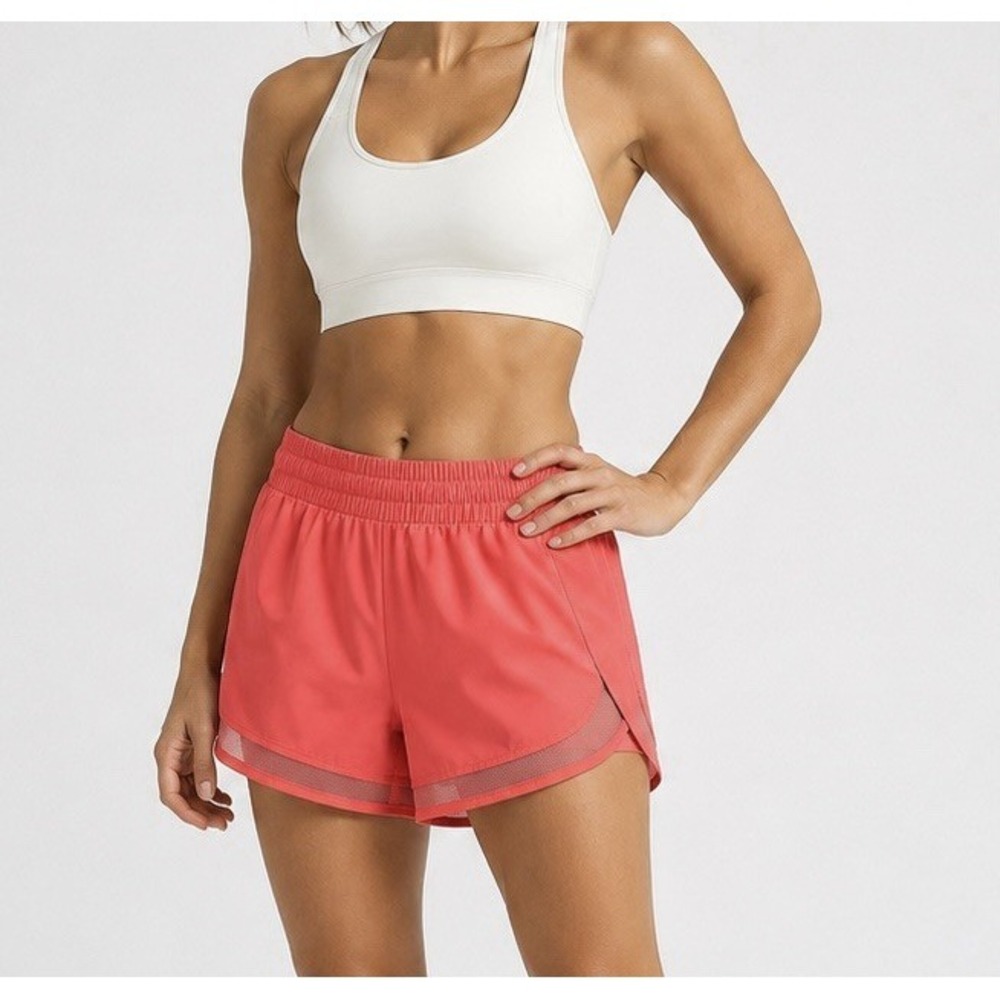 Athleta Shorts Size S Coral Performance Running Gym Workout